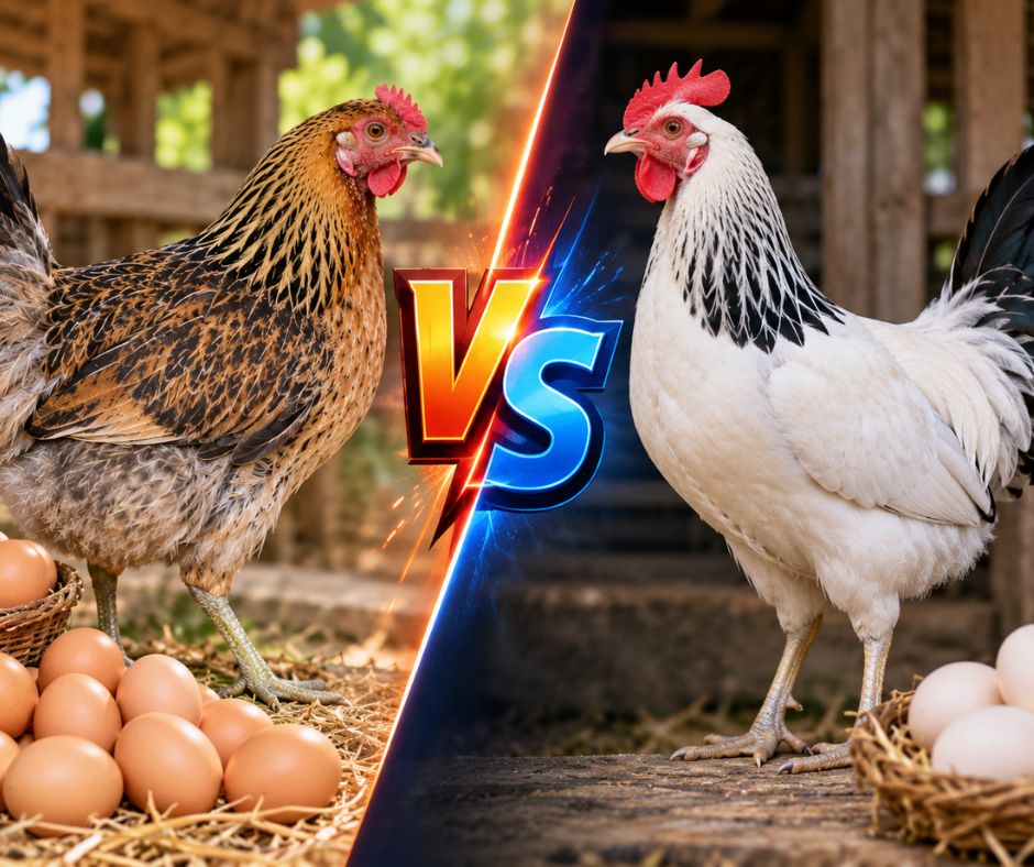 ayam elba vs ayam arab